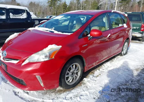 2012 Toyota Prius V Three from USA, damaged, VIN JTDZN3EU2C3155206